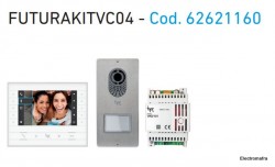 Kit Videoporteiro cores  monitor maos livres 571016 BPT FUTURAKITVC04